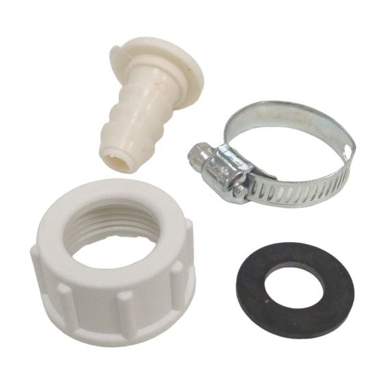 Hose End Connector Kit 1/2" Straight End Fits Domestic Water Appliances