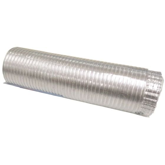 Aluminium Extractor Duct Hose 110mm Dia x 1.5m Suitable for Extractor Hose Applications