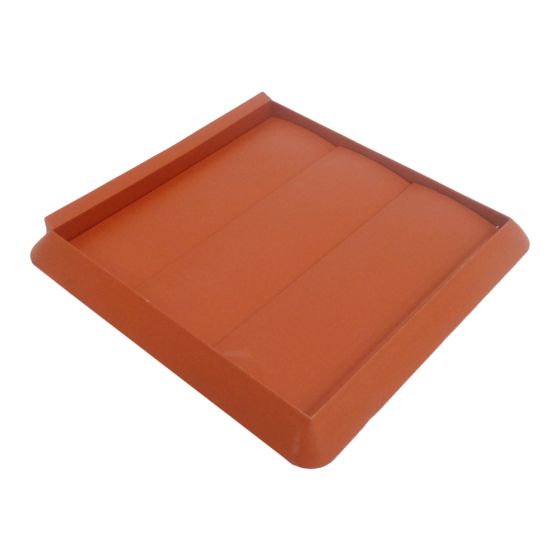 Rectangular Wall Outlet Vent 50x110mm Terracota. Suitable for Extractors