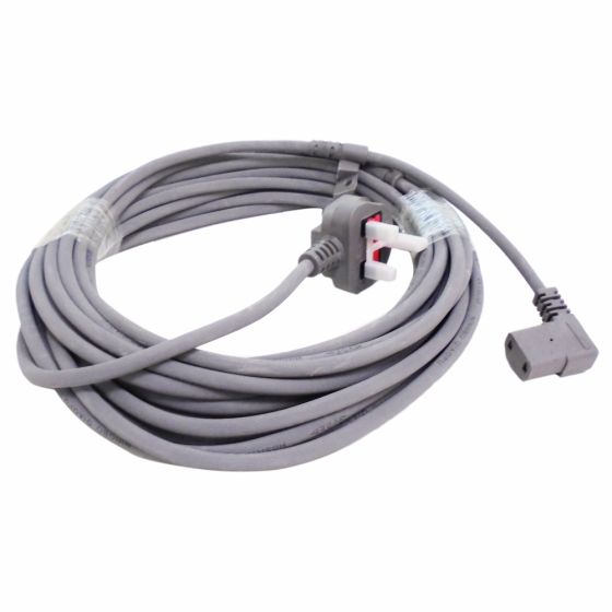 Mains Power Cable 10m 2 core 1.0mm 3pin Plug Suitable for Vacuum Cleaners