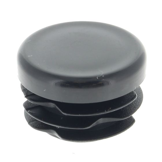 Polished End Cap for 1 Round Tube, Diameter Size: 24.4mm
