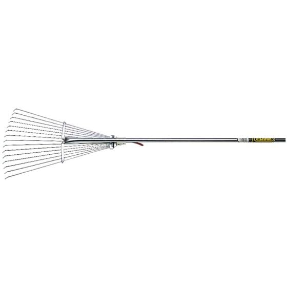 Lawn Rake Adjustable Spread from 190mm to 570mm