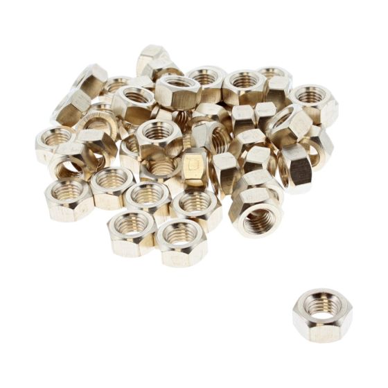 Manifold Nuts Size: 5/16"UNF (Brass) - Pack of 50