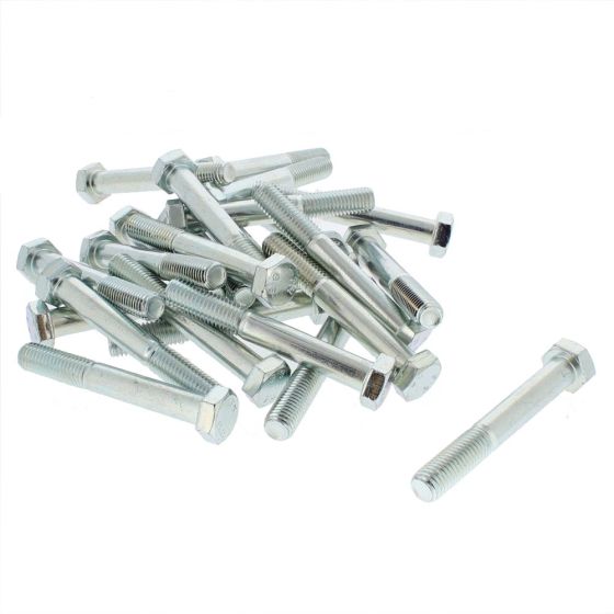 M14 x 100 Zinc Plated 8.8 Steel Bolt 25 Pack