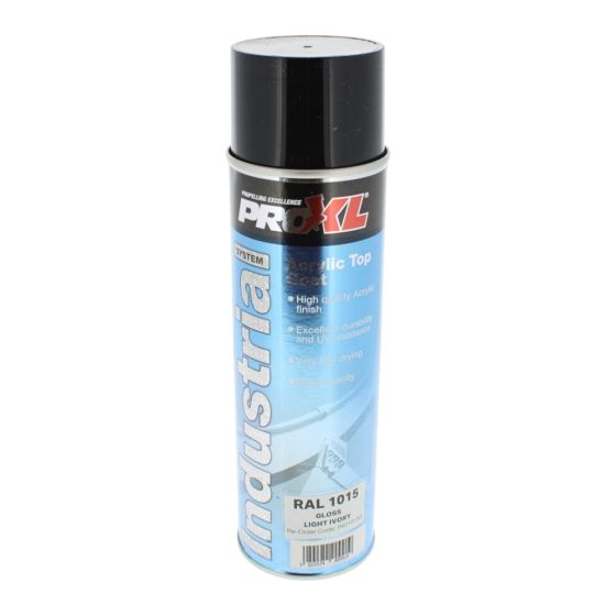 Proxl Industrial - Acrylic Topcoat Aerosol - Ral 1015 Light Ivory (500ML)