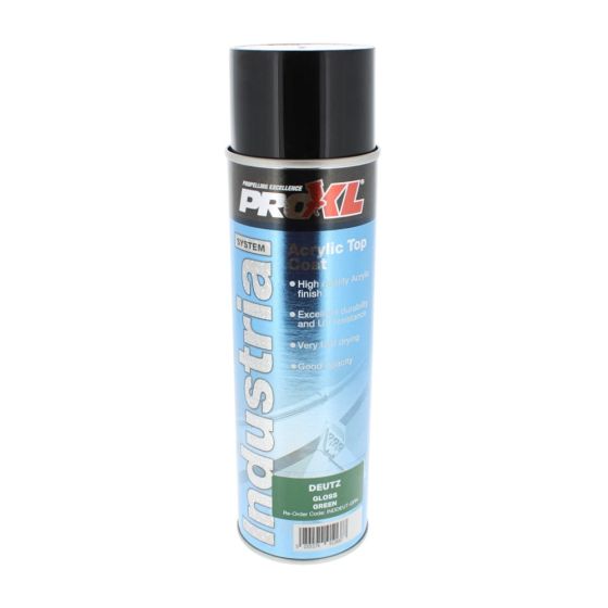 Proxl Industrial - Acrylic Topcoat Aerosol - Deutz Green (500ML)
