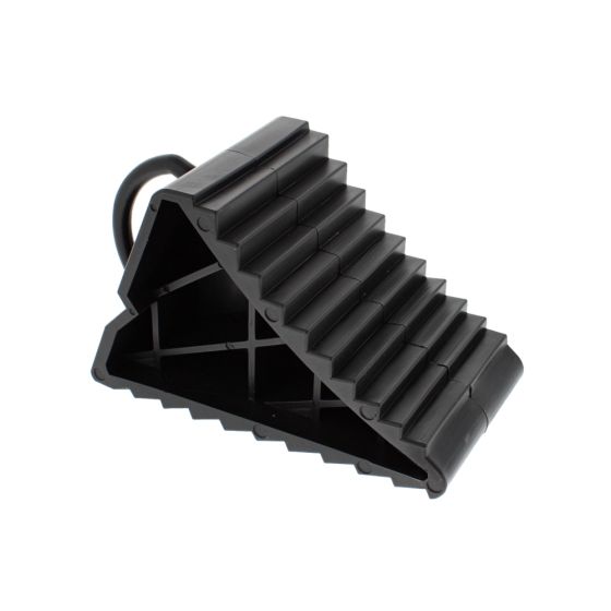 Wheel Chock Small Duty Plastic 220x90x100mm for Vehicle Safety