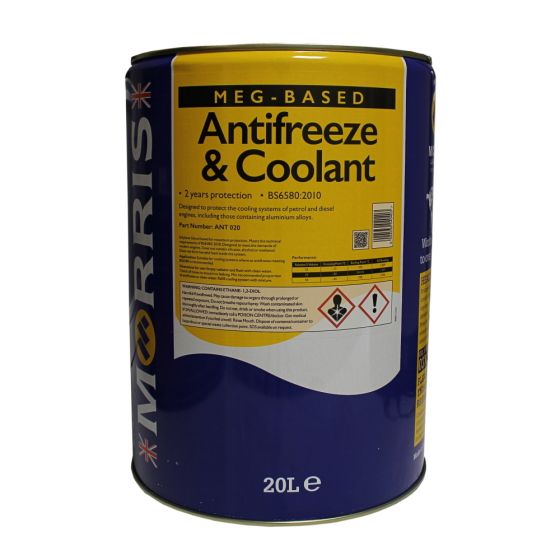 Morris Antifreeze & Radiator Coolant (MEG) - 20 Litre