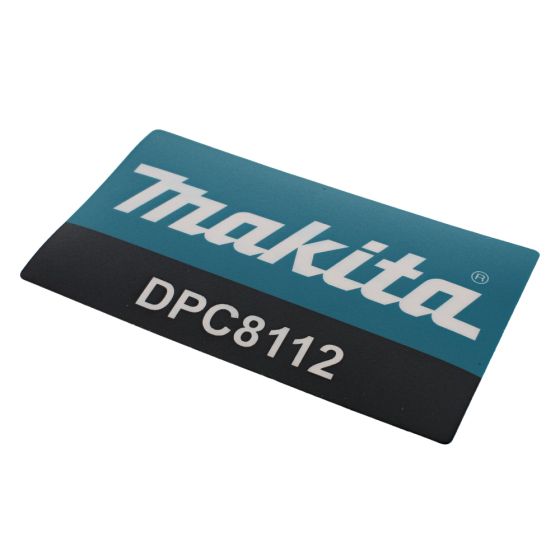 Label for DPC8112 Makita Disc Cutter - 980115213