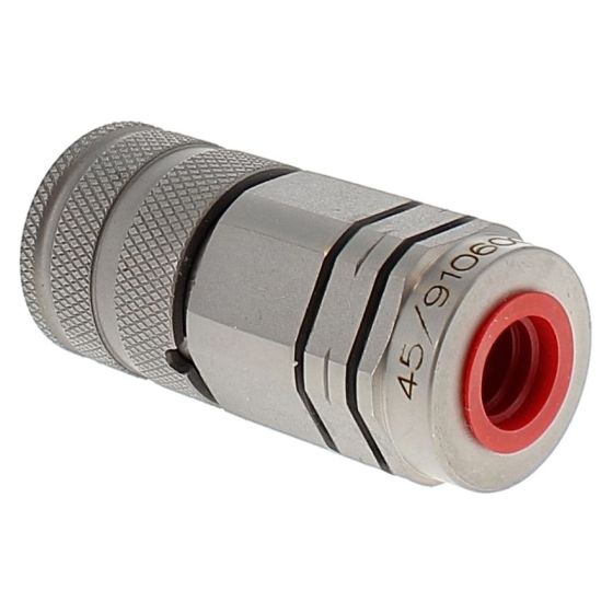 Hydraulic Coupling 3/8" BSP for JCB 520-2 T/Handlers - Replaces 45/910600