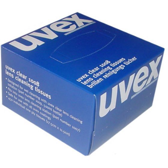 UVEX Cleaning Tissues 450/Box suitable for 9990-000 Lens Cleaning Station