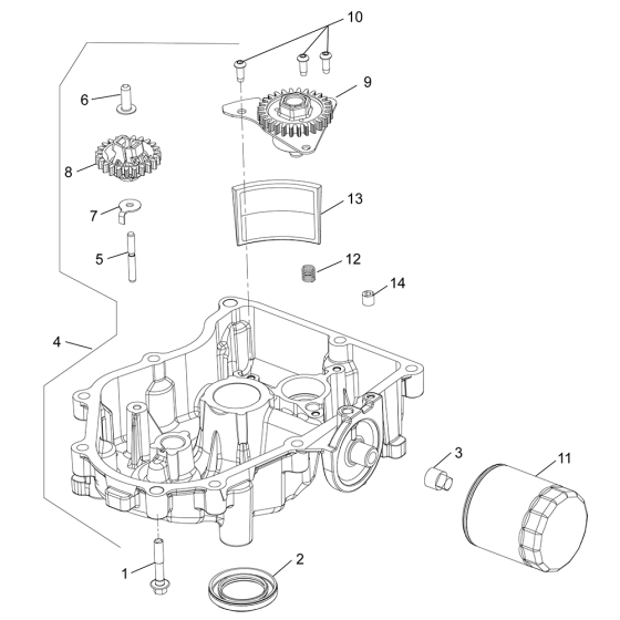 Lubrication for Kohler KT715 Engines