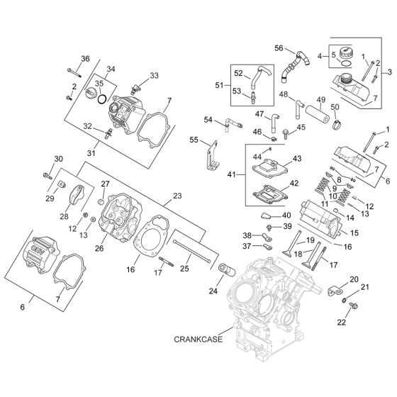 CylinderHead/Breather for Kohler LH630 Engines