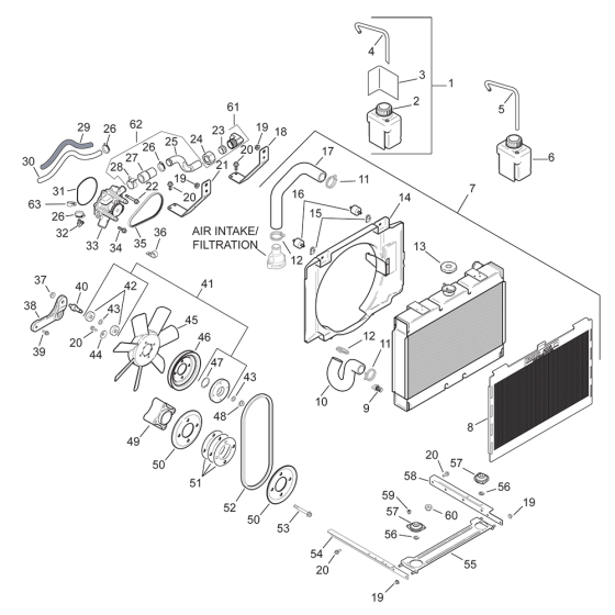 Cooling for Kohler LH750 Engines