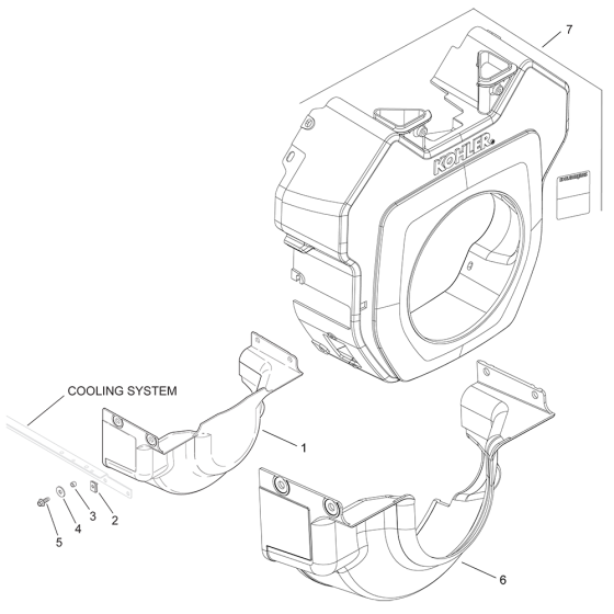 Blower Housing for Kohler LH755 Engines