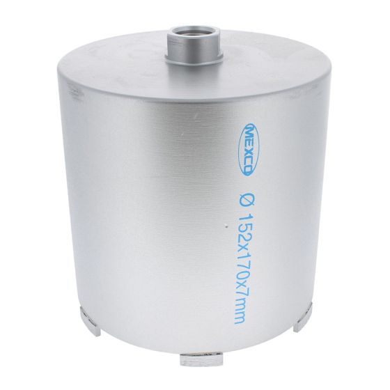 Mexco 152mm Dry Core Drill Unslotted X90 Grade - A10DC152US