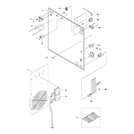 Electrical Assembly for Husqvarna