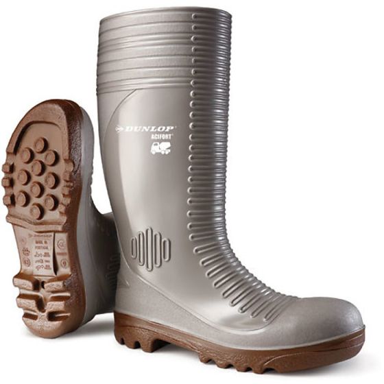Acifort Concrete Boot PVC/Nitrile Rubber with Full Safety Toecap Grey 09