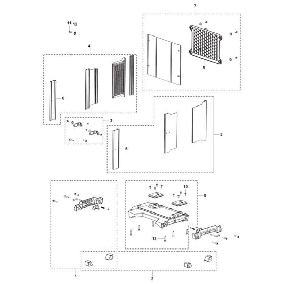 Chassis Assembly for Husqvarna
