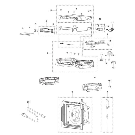 Husqvarna A 25 Electrical Assembly