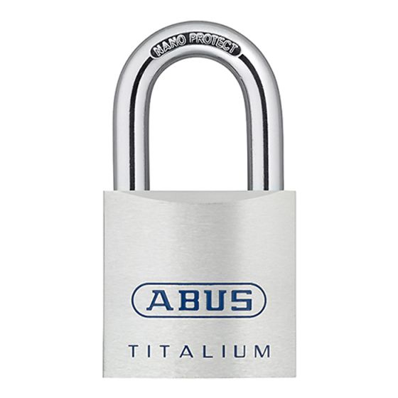 ABUS 80TI 50mm Titalium Padlocks