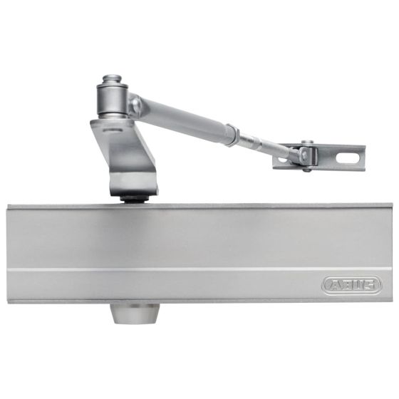 ABUS AC7124 Overhead Door Closer Silver finish, Adj closing speed & b/check