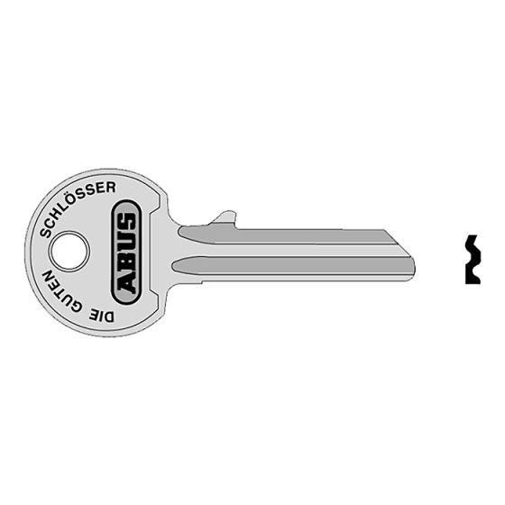 36/55 55mm Right Hand Key Blank by ABUS - 835