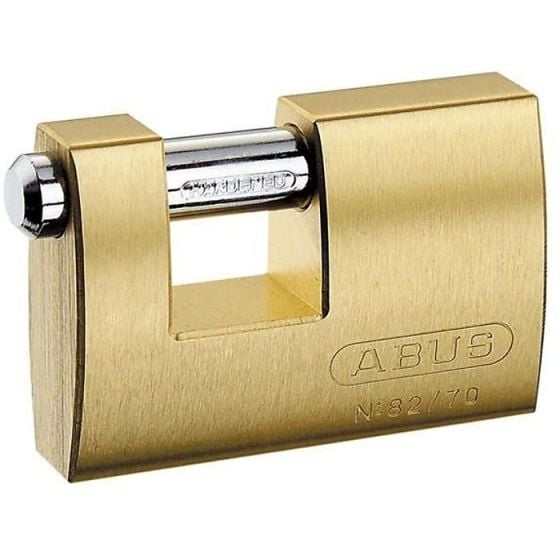 Brass Shutter Padlock - 82 series