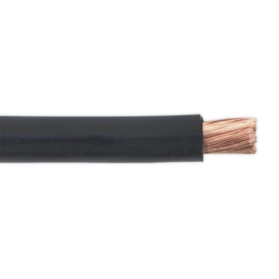 Automotive Starter Cable 315/0.40mm 40mm(sq) 300A 10mtr Black Sealey Part No. AC40SQBK