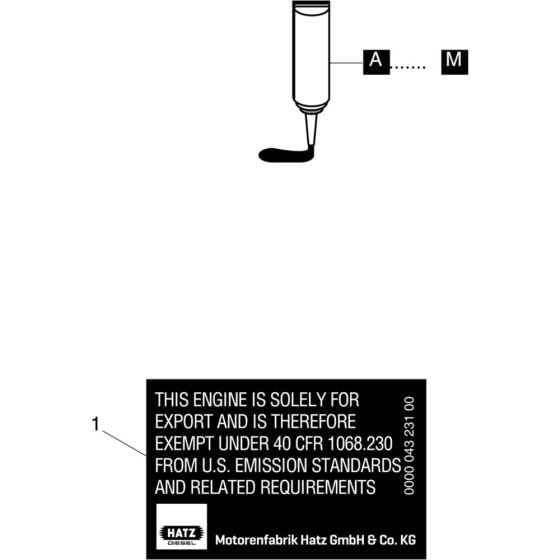 Accessories for HATZ 4H50T.11 Engines