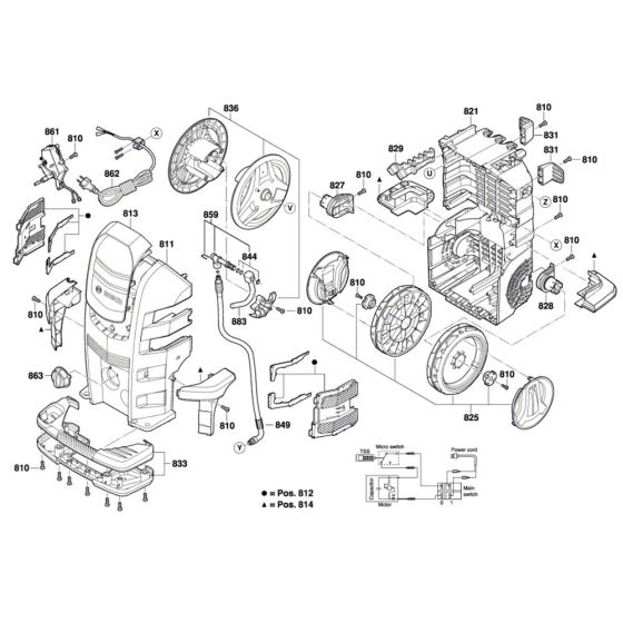 Bosch AdvancedAquatak 150 Assembly