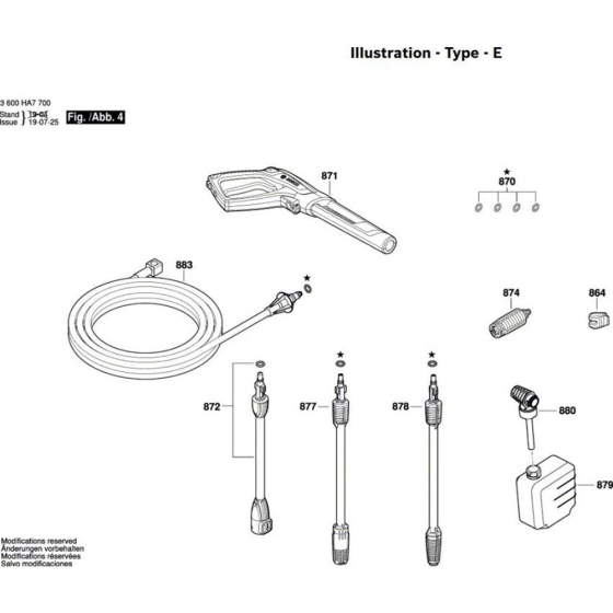 Washer Assembly for Bosch 150