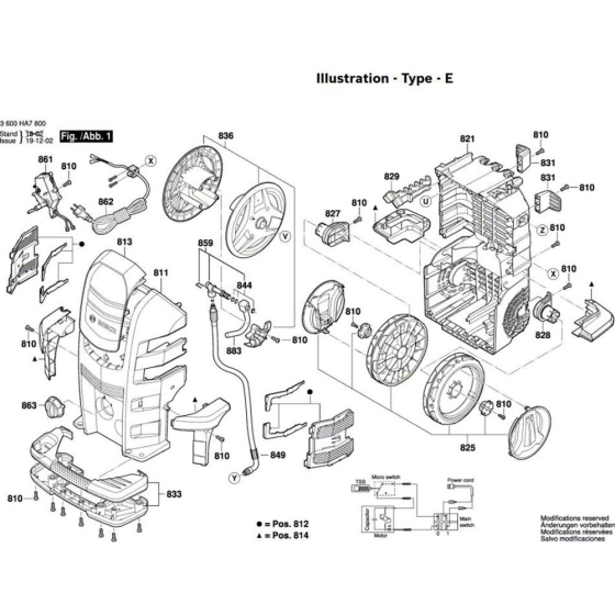 Washer Assembly for Bosch 160