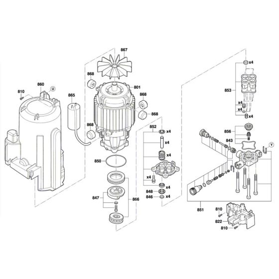 Cleaner Assembly for Bosch 160