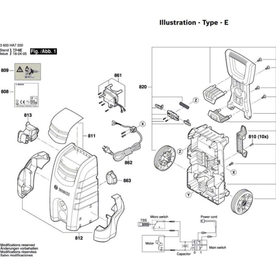 Washer Assembly for Bosch AQT 37-13
