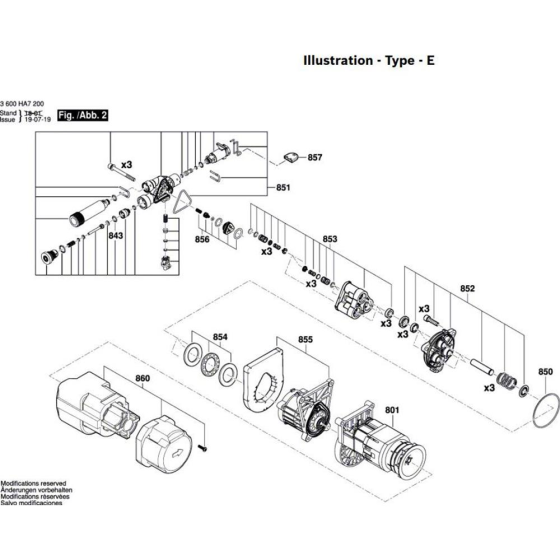 Washer Assembly for Bosch AQT 37-13