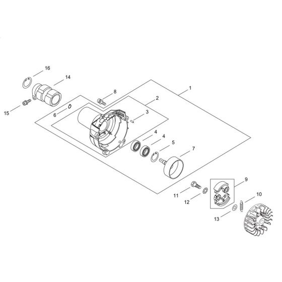 Clutch for Shindaiwa AH265S-HD