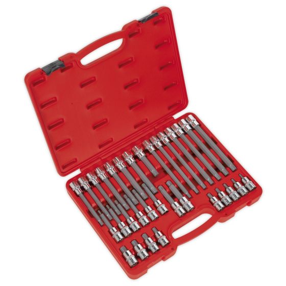 Ribe Socket Bit Set 32pc 1/2"Sq Drive Sealey Part No. AK2198