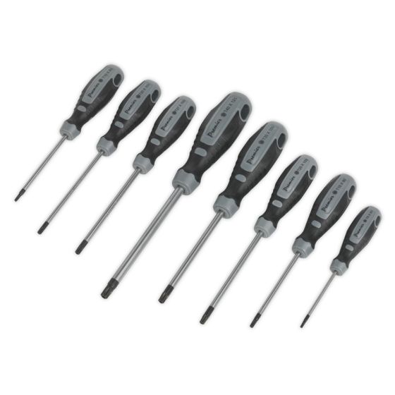 Security TRX-Star Screwdriver Set 8pc GripMAX Sealey Part No. AK4306