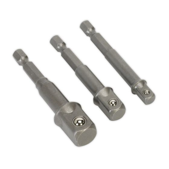 Socket Adaptor Set 3pc Power Tool Sealey Part No. AK4929