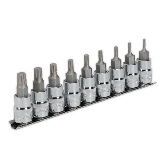 TRX-P Socket Bit Set 9pc 3/8"Sq Drive 50mm Sealey Part No. AK6222