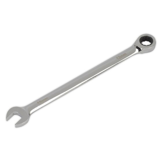 Combination Ratchet Spanner Extra-Long 12mm Sealey Part No. AK6391012