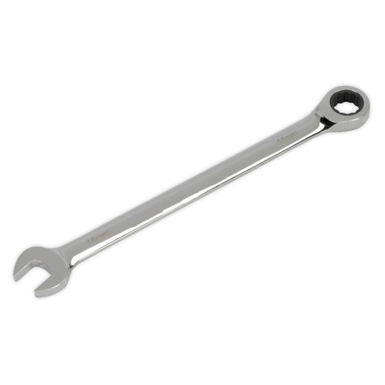 Combination Ratchet Spanner Extra-Long 16mm Sealey Part No. AK6391016