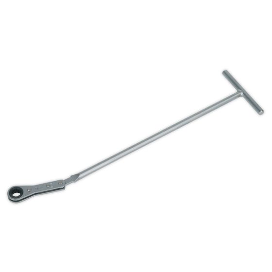 Long-Arm Ratchet Spanner 370mm - 12mm Sealey Part No. AK6611