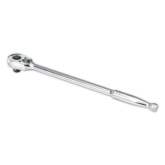 Ratchet Wrench Long Pattern 375mm 1/2"Sq Drive Pear-Head Flip Reverse Sealey Part No. AK662L