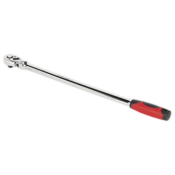 Ratchet Wrench Flexi-Head Extra Long 600mm 1/2"Sq Drive Sealey Part No. AK6698