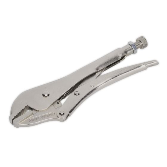 Locking Pliers Straight Jaws 230mm 0-45mm Capacity Sealey Part No. AK6823