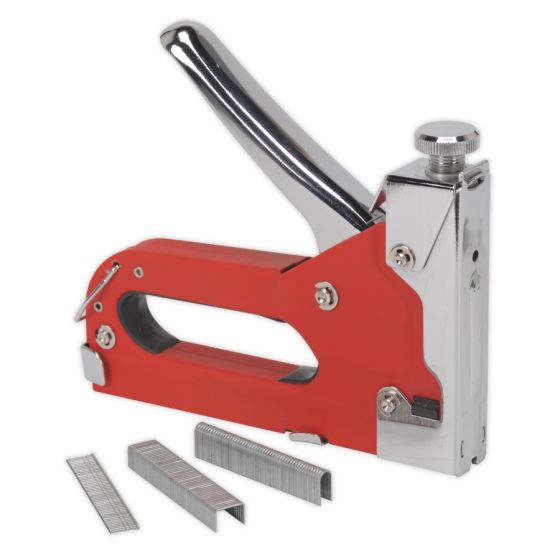 Staple & Nail Gun Heavy-Duty 4-14mm Sealey Part No. AK7061