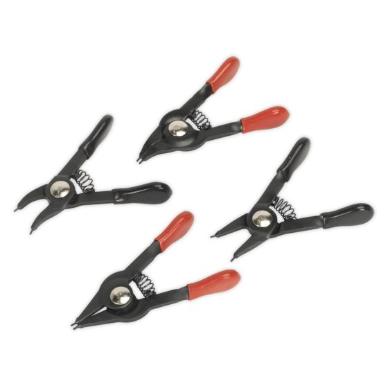 Mini Circlip Pliers Set 4pc Sealey Part No. AK8449