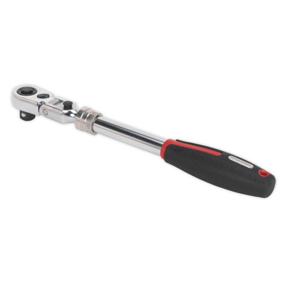 Ratchet Wrench 1/2"Sq Drive Flexi-Head Extendable Platinum Series Sealey Part No. AK8984